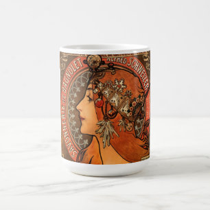 Soap factory of Bagnolet - Alphonse Mucha Coffee Mug