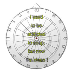 Soap funny text dartboard
