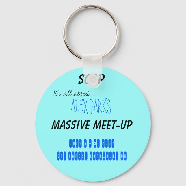 SOAP, It's all about..., Massive Meet-up, July ... Key Ring (Front)