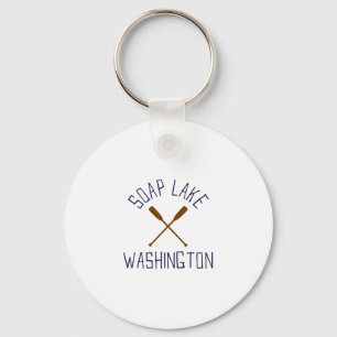 Soap Lake Washington Outdoors Vintage 2 Key Ring