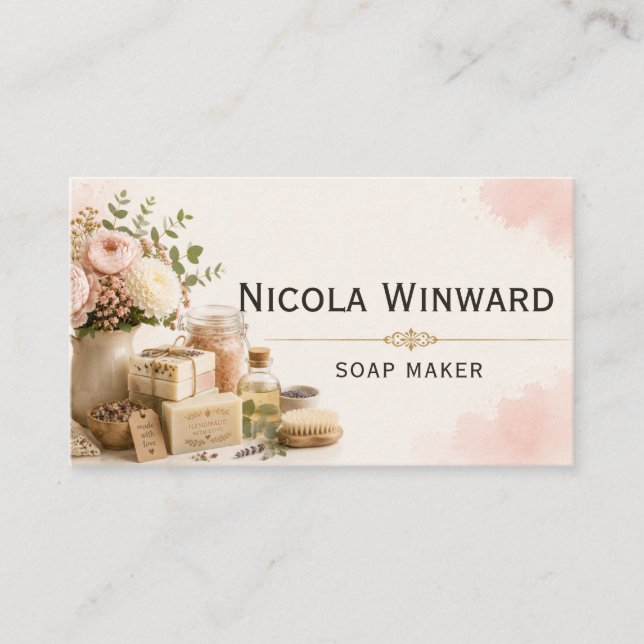 Soap Maker Business Card (Front)