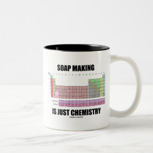Soap Making Is Just Chemistry Two-Tone Coffee Mug