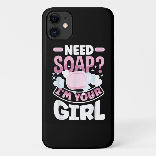 Soap Making Soap Maker Funny Case-Mate iPhone Case (Back)