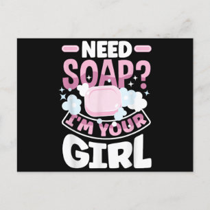 Soap Making Soap Maker Funny Postcard