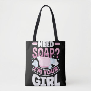 Soap Making Soap Maker Funny Tote Bag
