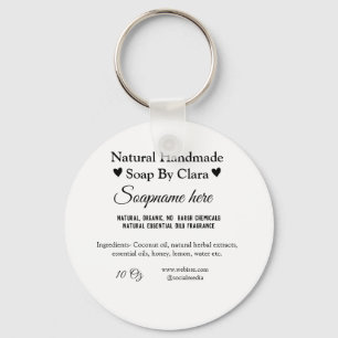 soap name weight website ingredients details text key ring