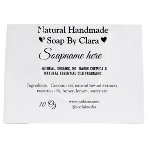 soap name weight website ingredients details text large gift bag