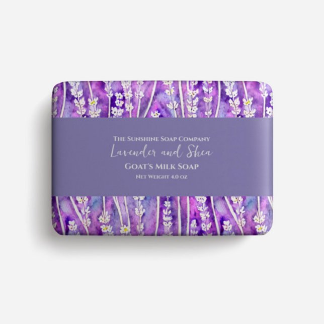 Soap Packaging Paper - watercolor lavender flowers (Creator Uploaded)