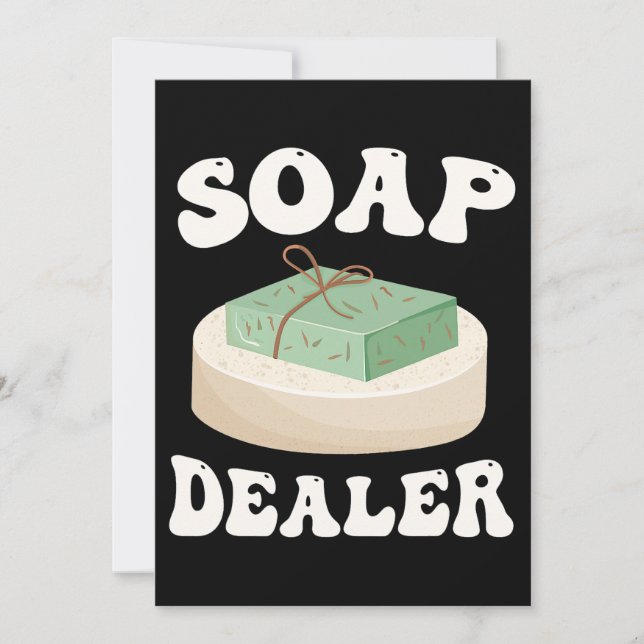 Soap Sales department Invitation (Front)