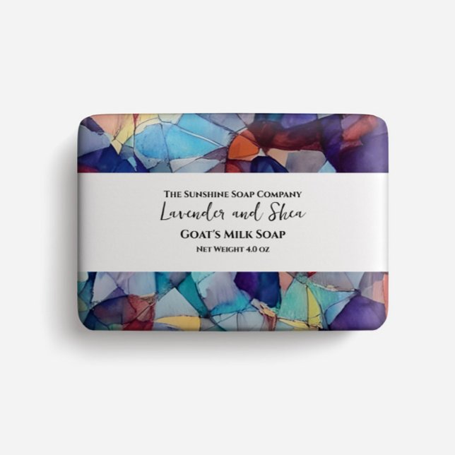 Soap Wrapping Sheet - abstract stained glass (Creator Uploaded)