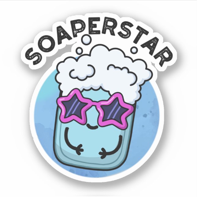 Soaperstar Funny Superstar Soap Pun (Front)