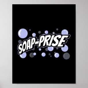 SoapPrise Handmade Craft Fair Soap Making Poster