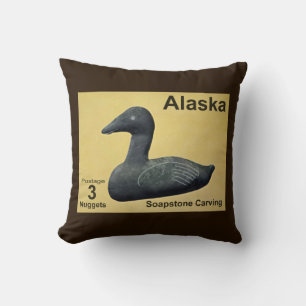 Soapstone Eider Duck Cushion