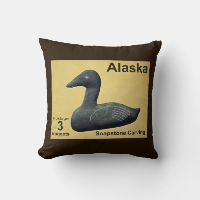 Soapstone Eider Duck Cushion (Front)