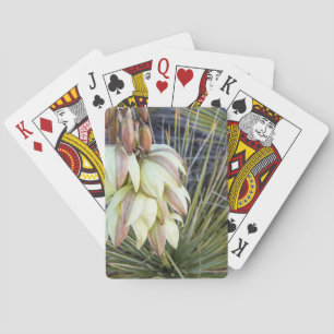Soaptree Yucca Flowers In The Upper Missouri Playing Cards