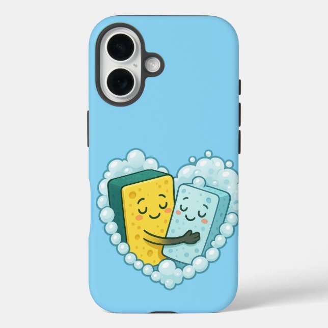Soapy Love – Sponge & Dish Soap Case-Mate iPhone Case (Back)