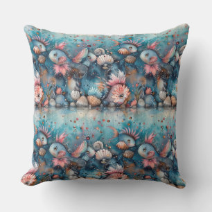 Soapy sea funny fish inhabitants cushion