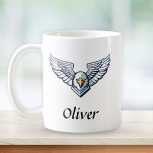 Soar Above The Rest - Eagle Wings Personalised Coffee Mug