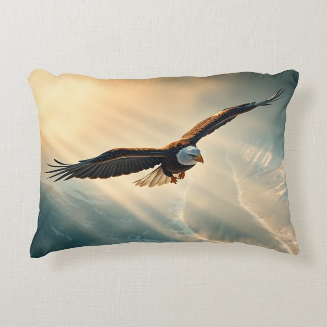 Soar Above The Storm Decorative Cushion (Front)