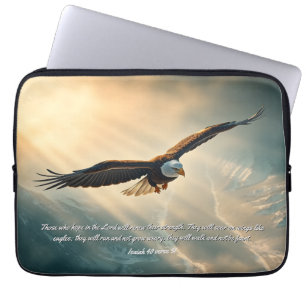 Soar above the storm laptop sleeve