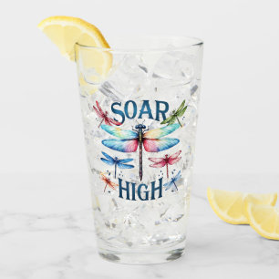 Soar High - Artistic Dragonfly Glass