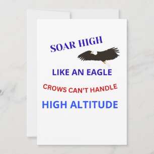 Soar High Like an Eagle  Thank You Card