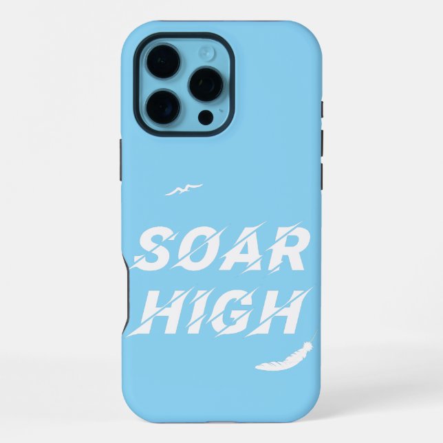 Soar High Self Motivation Love Positive Affirm iPhone Case (Back)