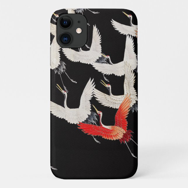 Soar! Japanese woodblock print. iPhone / iPad case (Back)