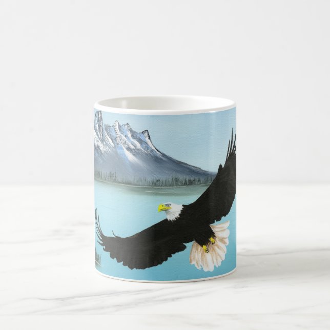 Soar like an eagle  coffee mug (Center)