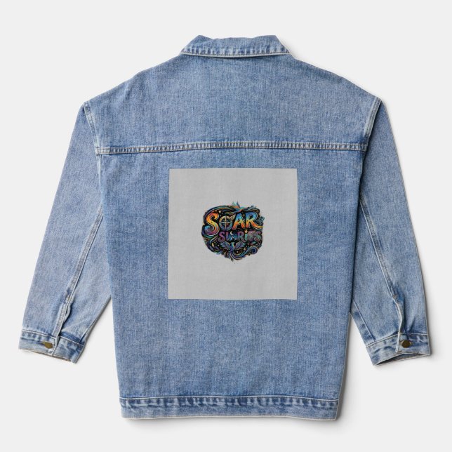 Soar Spirits Denim Jacket (Back)