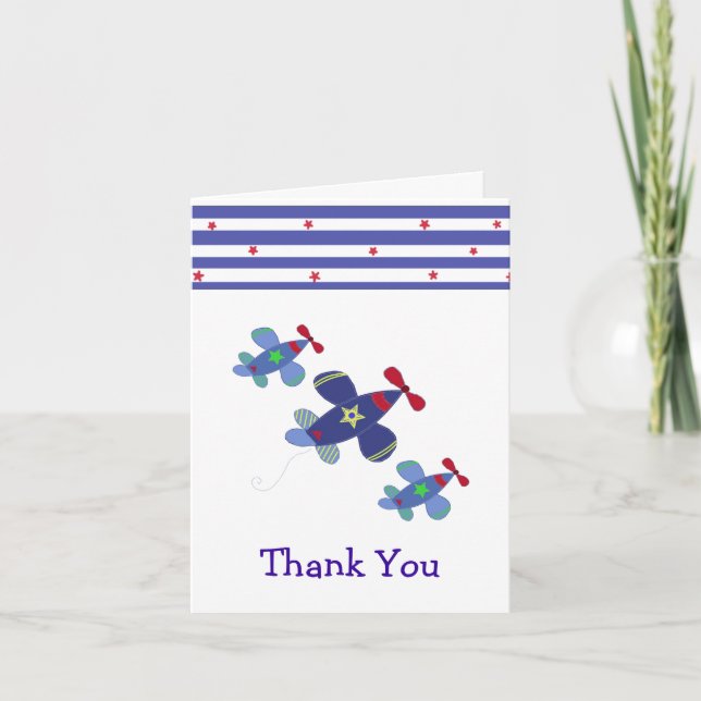 Soaring Aeroplane Thank You (Front)