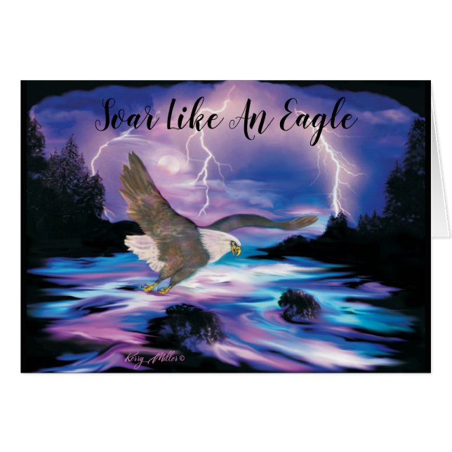 Soaring Bald Eagle (Front Horizontal)