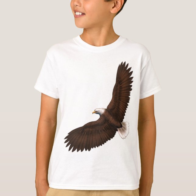 Soaring Bald Eagle T-Shirt (Front)