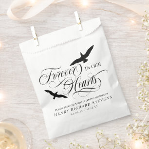 Soaring Birds Forever In Our Hearts Bird Seeds Favour Bag
