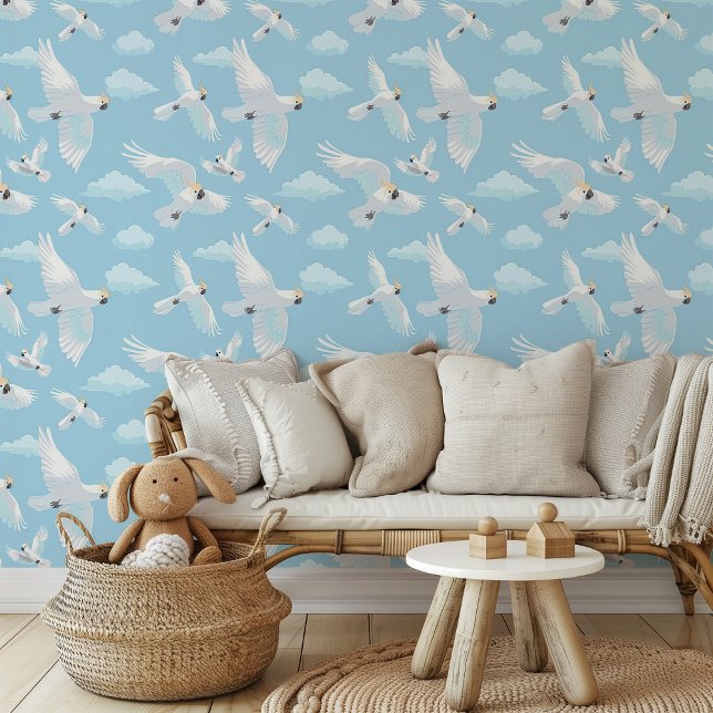 Soaring Cockatoos on a Sunny Day Wallpaper (Creator Uploaded)