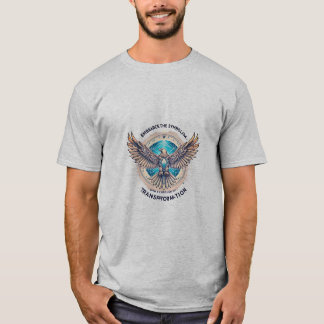 Soaring Crystal Eagle - Symbol of Transformation T-Shirt