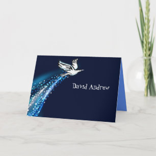 Soaring Dove folded Thank You Card