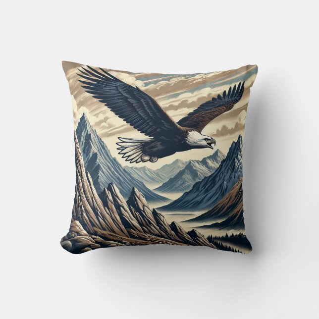 Soaring Eagle Cushion (Front)