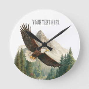 Soaring Eagle  Round Clock