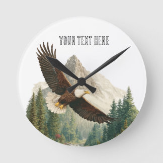 Soaring Eagle Round Clock