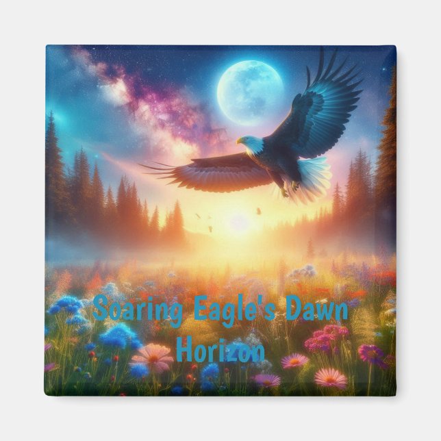 Soaring Eagle's Dawn Horizon Magnet (Front)