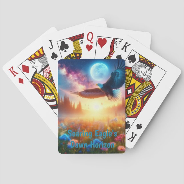 Soaring Eagle's Dawn Horizon Playing Cards (Back)