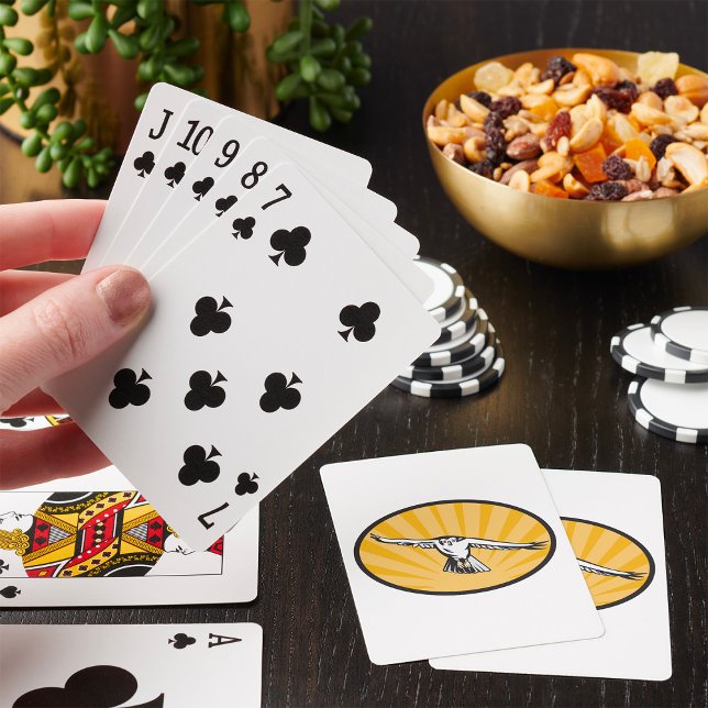 Soaring Falcon Bold Bird of Prey Playing Cards (Creator Uploaded)