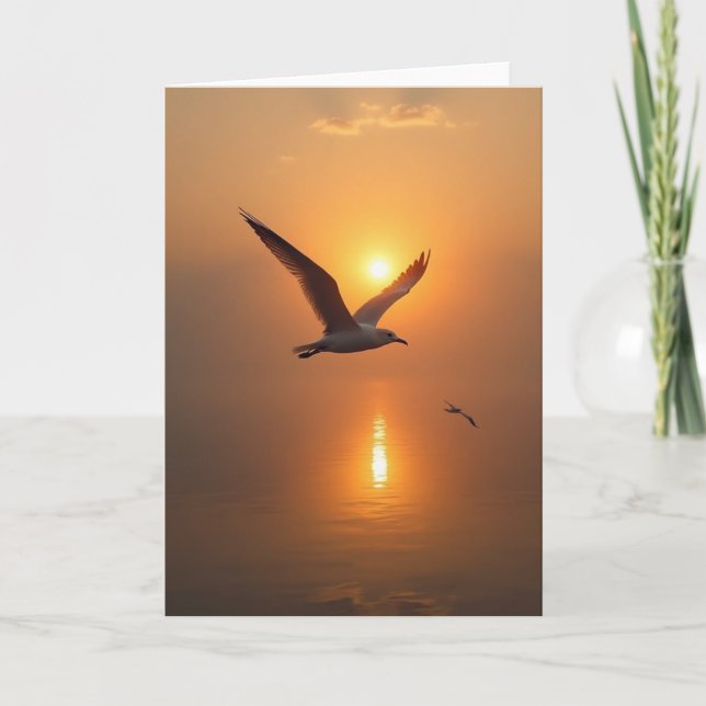 Soaring Fathers Day Sun Card (Front)