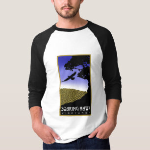 Soaring Hawk Vineyards Baseball Shirt