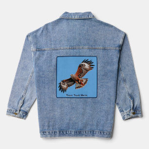 Soaring Red Kite Denim Jacket