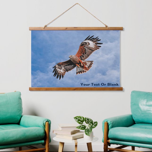 Soaring Red Kite Hanging Tapestry (Living Room)