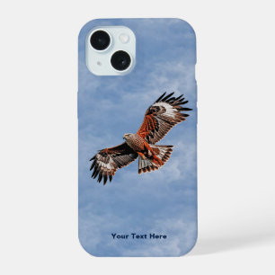 Soaring Red Kite iPhone 15 Case