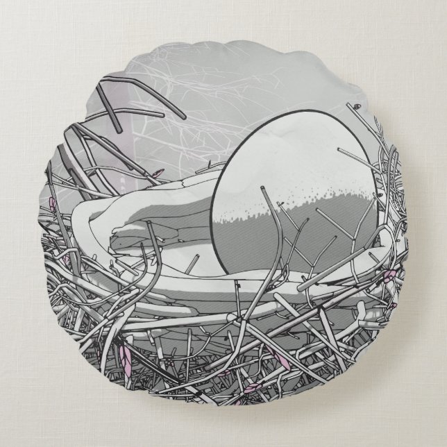 Soaring Round Cushion (Front)