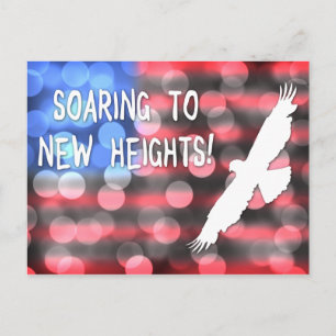 soaring to new heights postcard